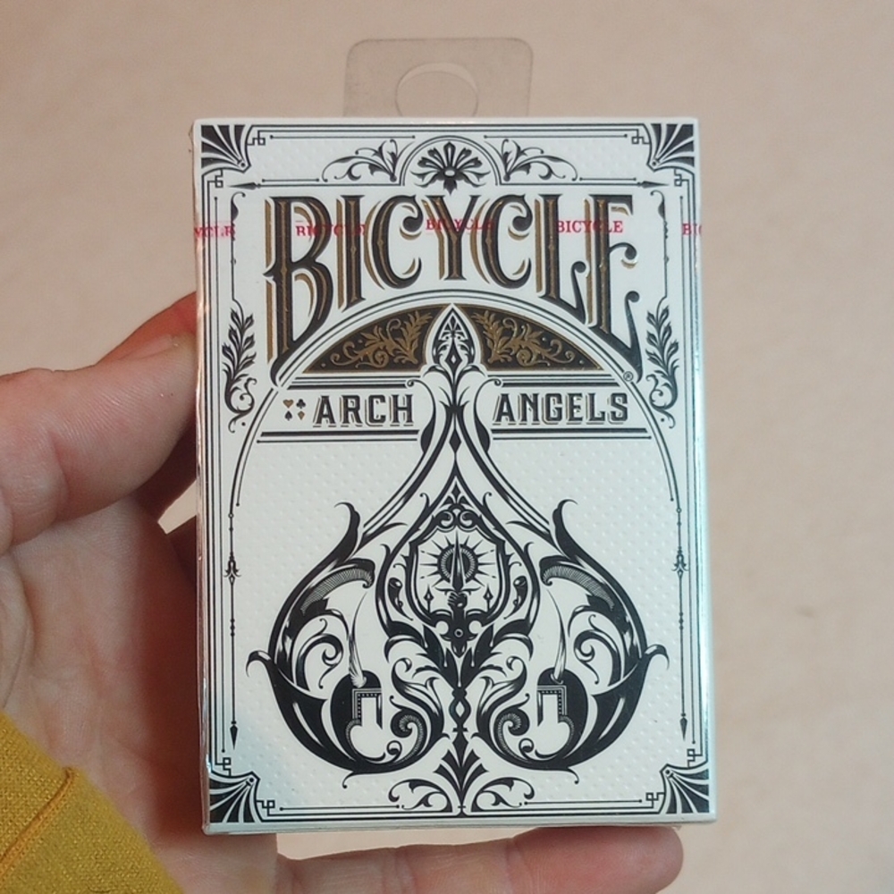 Archangels Playing Cards - Black and White, RARE, NEW